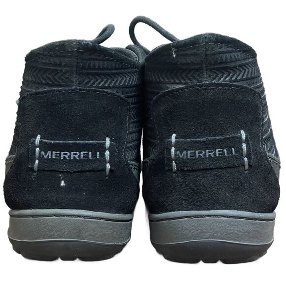 Merrell Black Ashland Chukka Ankle Boots w/Embossed Artesian Designs (Size: 7.5) - Picture 7 of 13